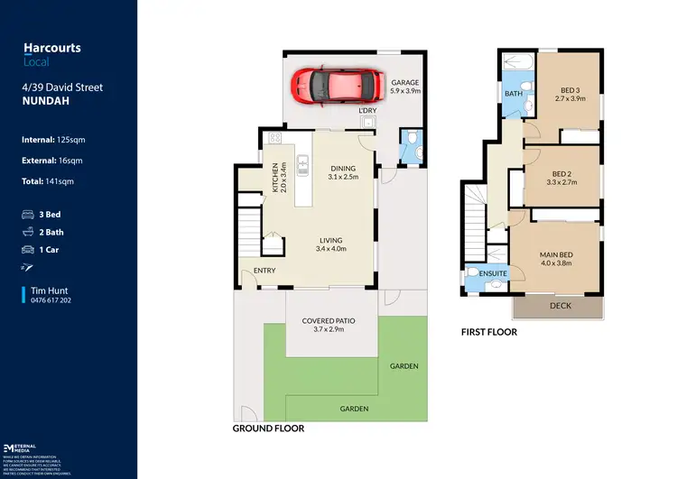 Floorplan of Homely townhouse listing, 4/39 David Street, Nundah QLD 4012