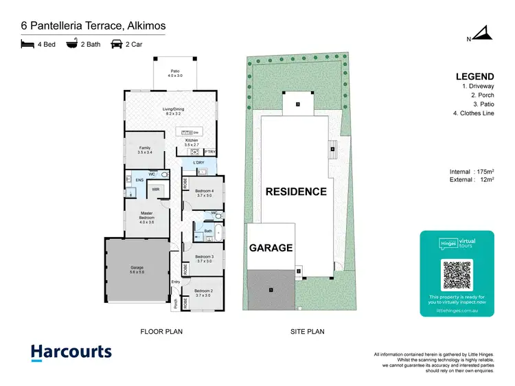 Floorplan of Homely house listing, 6 Pantelleria Terrace, Alkimos WA 6038
