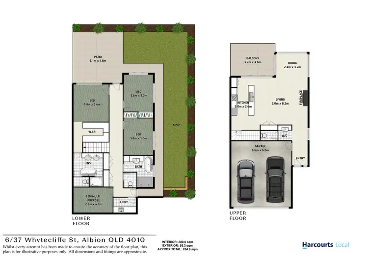 Floorplan of Homely townhouse listing, 6/37 Whytecliffe Street, Albion QLD 4010