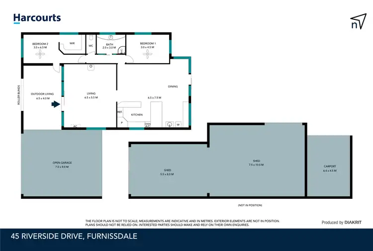 Floorplan of Homely house listing, 45 Riverside Drive, Furnissdale WA 6209