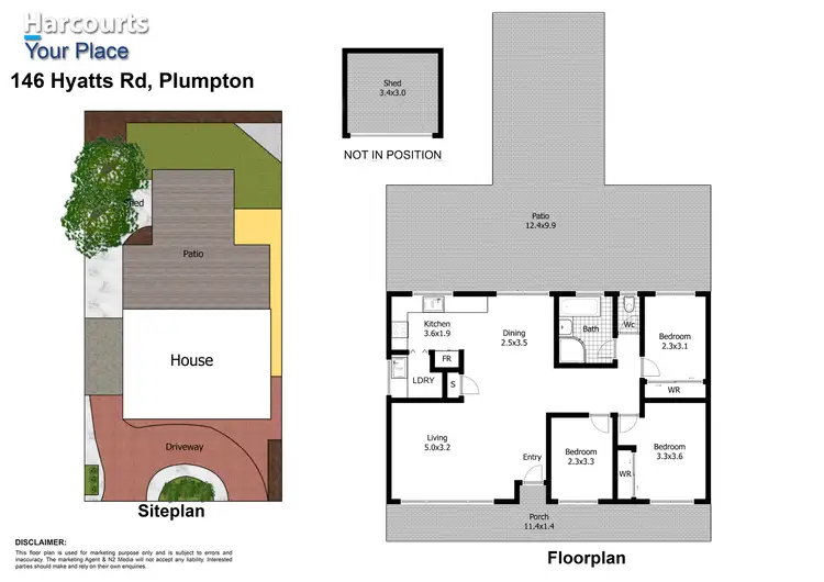 Floorplan of Homely house listing, 146 Hyatts Road, Plumpton NSW 2761