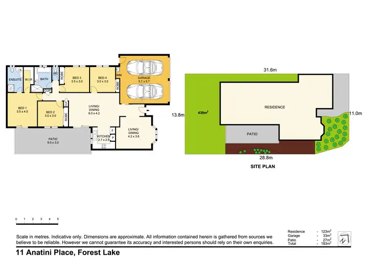 Floorplan of Homely house listing, 11 Anatini Place, Forest Lake QLD 4078
