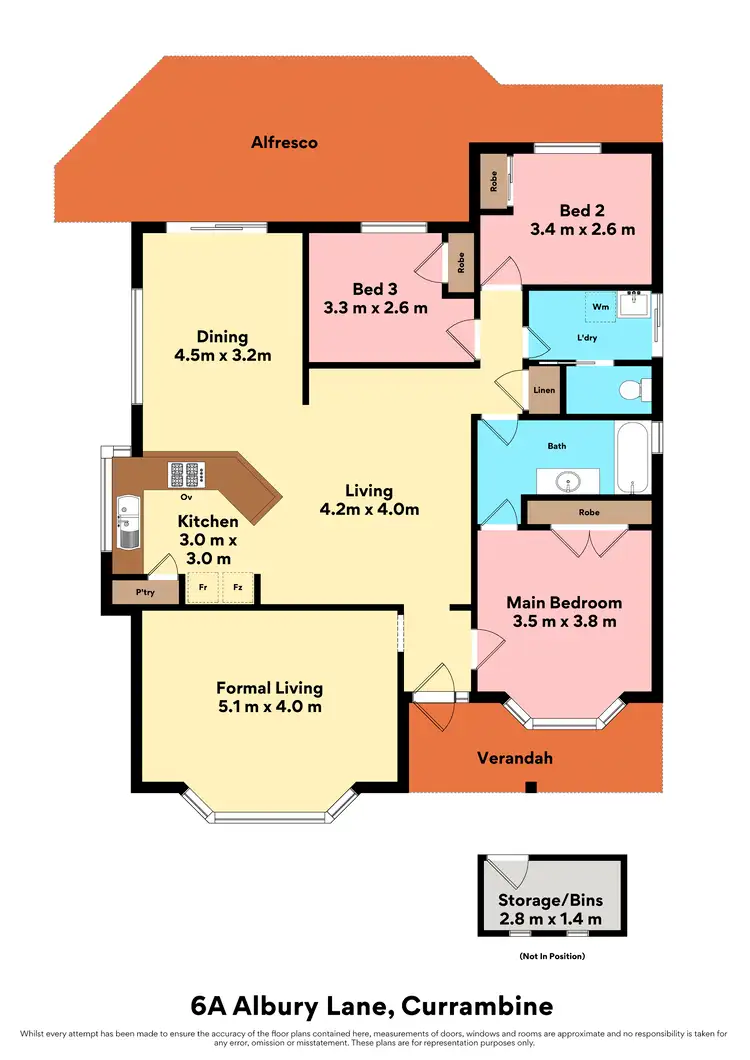 Floorplan of Homely house listing, 6A Albury Lane, Currambine WA 6028