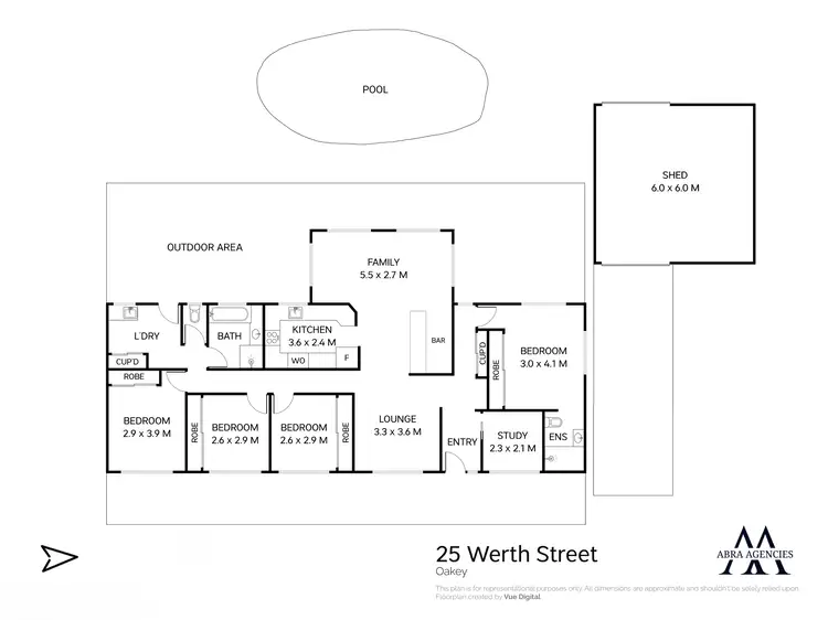Floorplan of Homely house listing, 25 Werth Street, Oakey QLD 4401