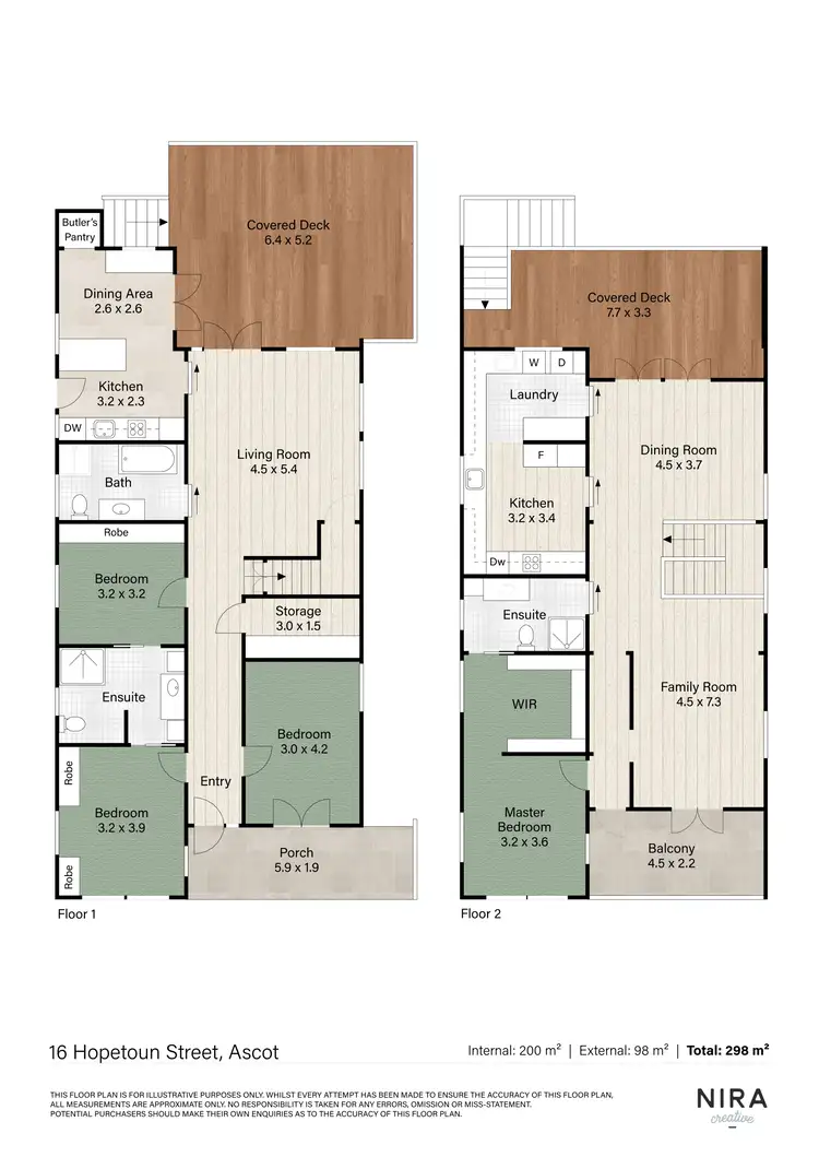 Floorplan of Homely house listing, 16 Hopetoun Street, Ascot QLD 4007