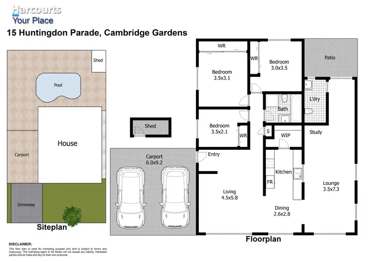 Floorplan of Homely house listing, 15 Huntingdon Parade, Cambridge Gardens NSW 2747
