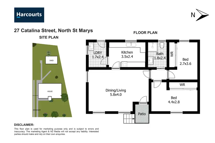 Floorplan of Homely house listing, 27 Catalina Street, North St Marys NSW 2760