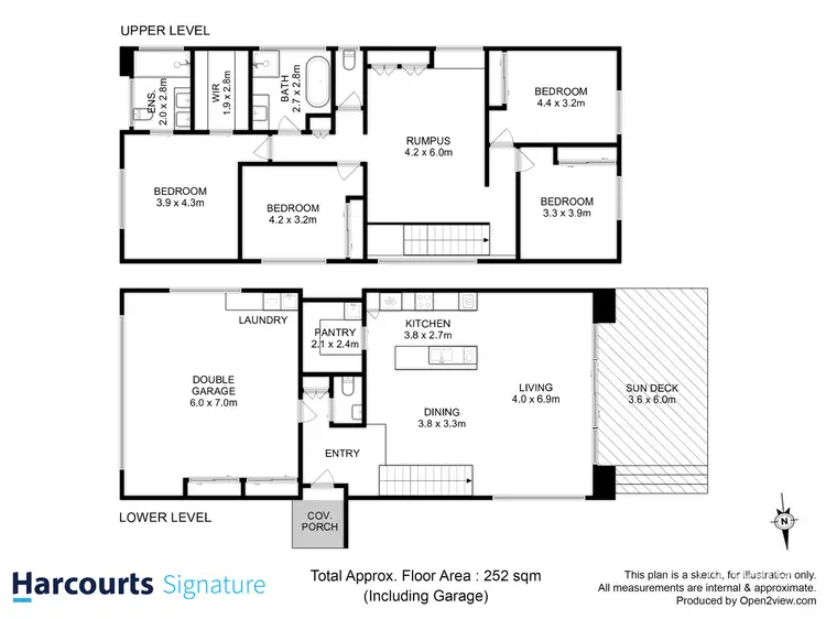Floorplan of Homely townhouse listing, 22-24 Wentworth Street, Bellerive TAS 7018
