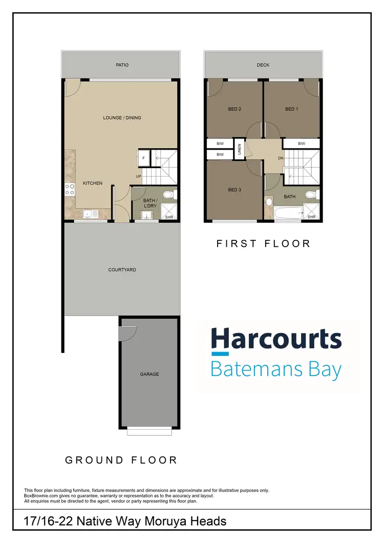 Floorplan of Homely house listing, 17/16-22 Native Way, Moruya Heads NSW 2537