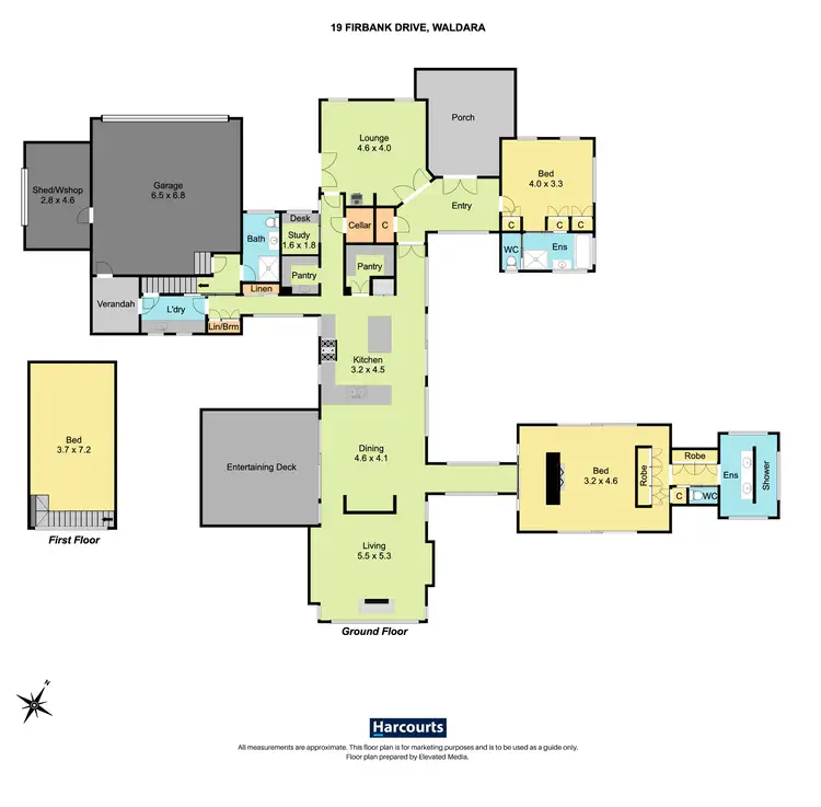 Floorplan of Homely house listing, 19 Firbank Drive, Waldara VIC 3678