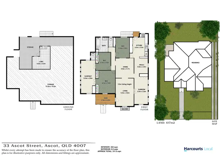 Floorplan of Homely house listing, 33 Ascot Street, Ascot QLD 4007