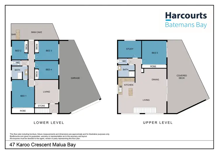 Floorplan of Homely house listing, 47 Karoo Crescent, Malua Bay NSW 2536
