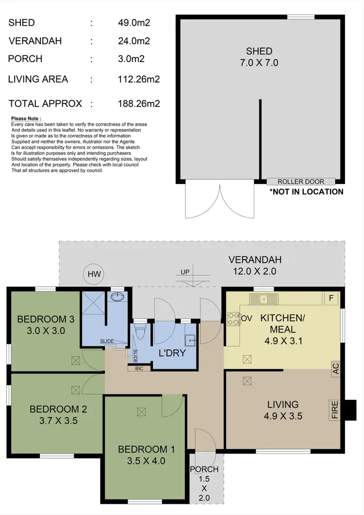 Floorplan of Homely house listing, 21 Eleanor Terrace, Murray Bridge SA 5253