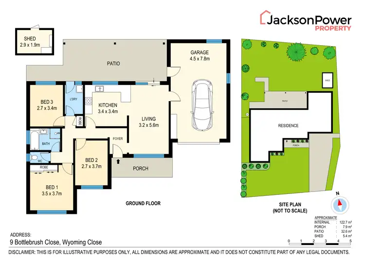 Floorplan of Homely house listing, 9 Bottlebrush Close, Wyoming NSW 2250