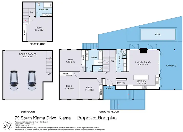 Floorplan of Homely land listing, 79a South Kiama Drive, Kiama NSW 2533