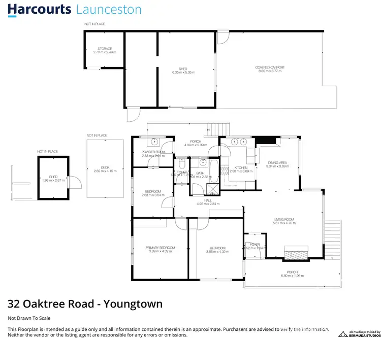 Floorplan of Homely house listing, 32 Oaktree Road, Youngtown TAS 7249