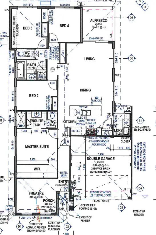 Floorplan of Homely house listing, 38 Fontana Loop, Alkimos WA 6038