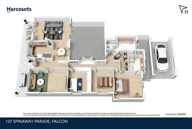 Floorplan of Homely house listing, 127 Spinaway Parade, Falcon WA 6210