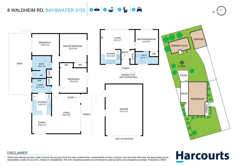 Floorplan of Homely house listing, 8 Waldheim Road, Bayswater VIC 3153