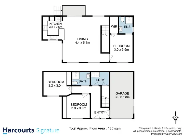 Floorplan of Homely house listing, 28 Euston Street, Claremont TAS 7011