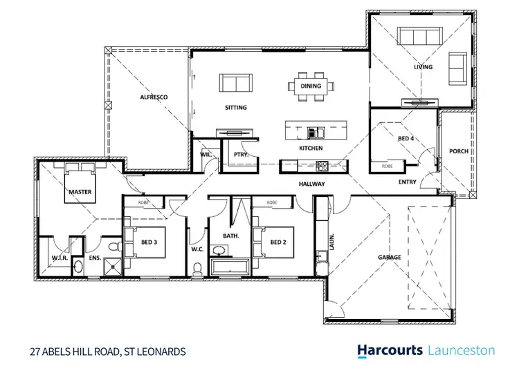 Floorplan of Homely house listing, 27 Abels Hill Road, St Leonards TAS 7250