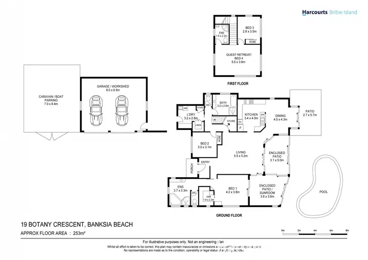Floorplan of Homely house listing, 19 Botany Cr, Banksia Beach QLD 4507