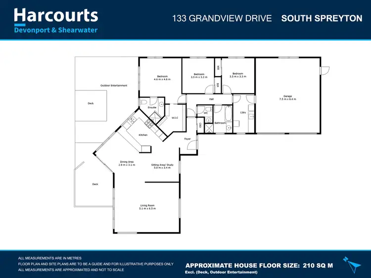 Floorplan of Homely house listing, 133 Grandview Drive, South Spreyton TAS 7310