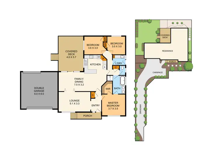 Floorplan of Homely unit listing, 2/9 Landscape Drive, Boronia VIC 3155
