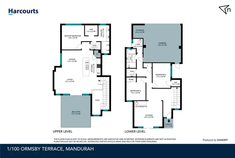 Floorplan of Homely house listing, 1/100 Ormsby Terrace, Mandurah WA 6210