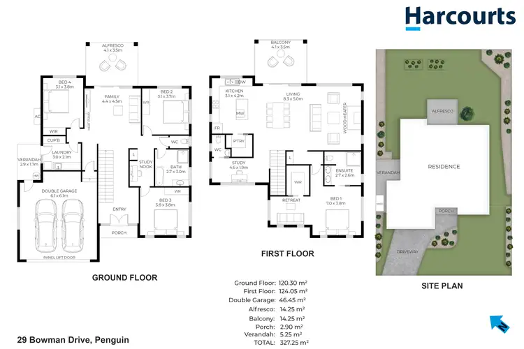 Floorplan of Homely house listing, 29 Bowman Drive, Penguin TAS 7316