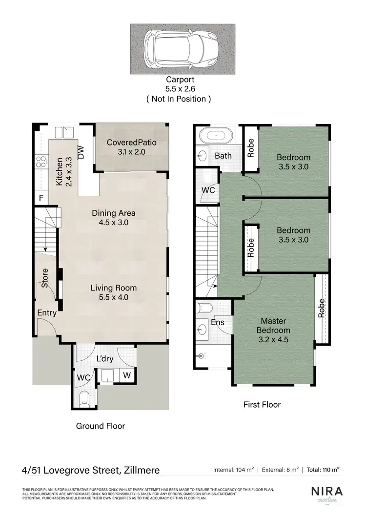 Floorplan of Homely townhouse listing, 4/51 Lovegrove Street, Zillmere QLD 4034