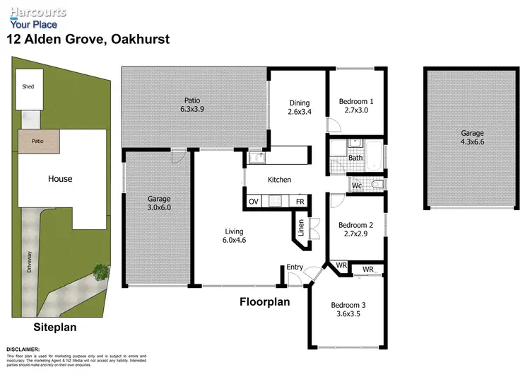 Floorplan of Homely house listing, 12 Alden Grove, Oakhurst NSW 2761