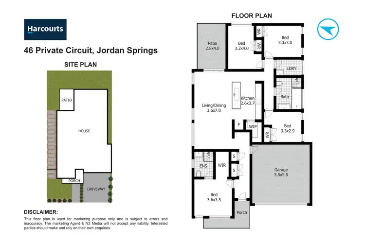 Floorplan of Homely house listing, 46 Private Circuit, Jordan Springs NSW 2747