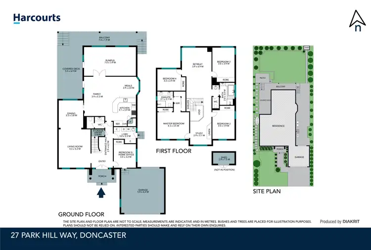 Floorplan of Homely house listing, 27 Park Hill Way, Doncaster VIC 3108