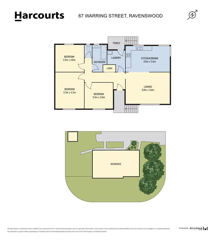 Floorplan of Homely house listing, 67 Warring Street, Ravenswood TAS 7250