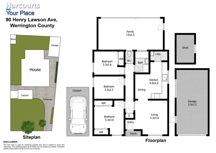 Floorplan of Homely house listing, 90 Henry Lawson Avenue, Werrington County NSW 2747