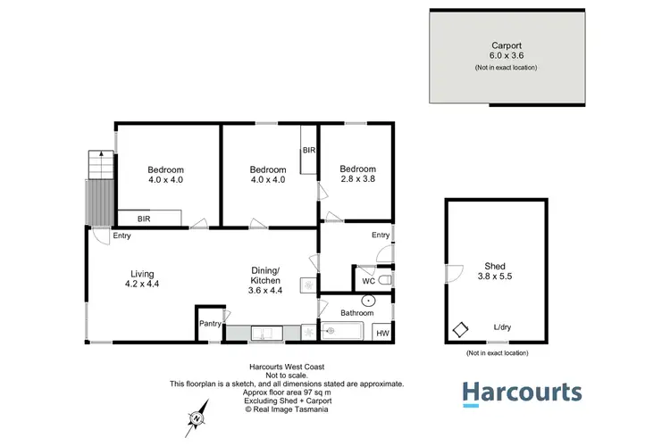 Floorplan of Homely house listing, 41 Dalmeny Street, Rosebery TAS 7470