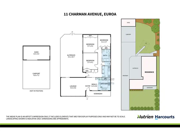 Floorplan of Homely house listing, 11 Charman Avenue, Euroa VIC 3666