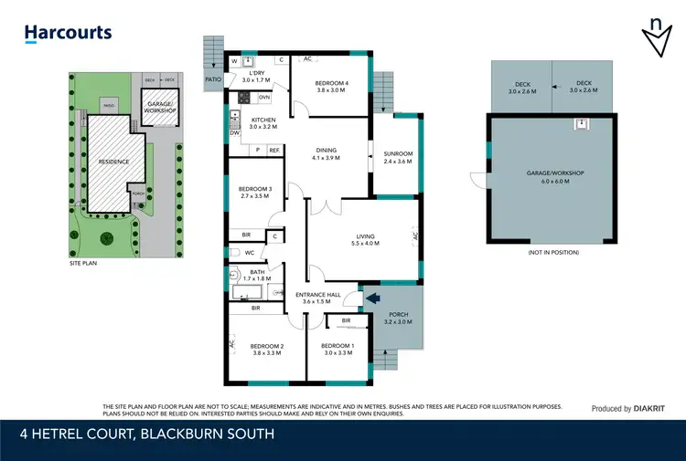 Floorplan of Homely house listing, 4 Hetrel Court, Blackburn South VIC 3130