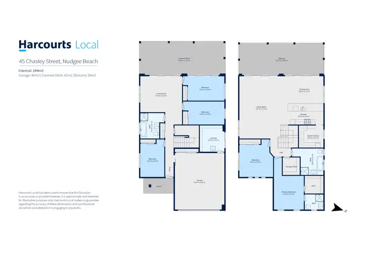 Floorplan of Homely house listing, 45 Chaseley Street, Nudgee Beach QLD 4014