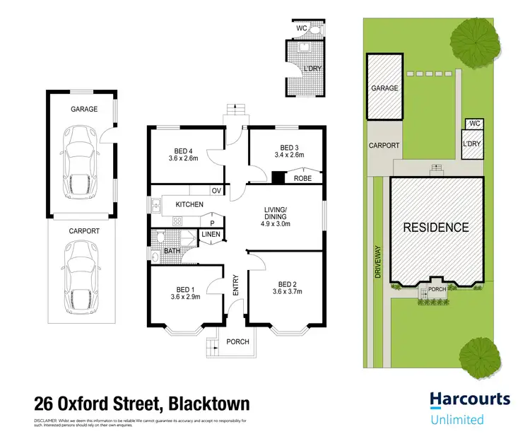 Floorplan of Homely house listing, 26 Oxford Street, Blacktown NSW 2148