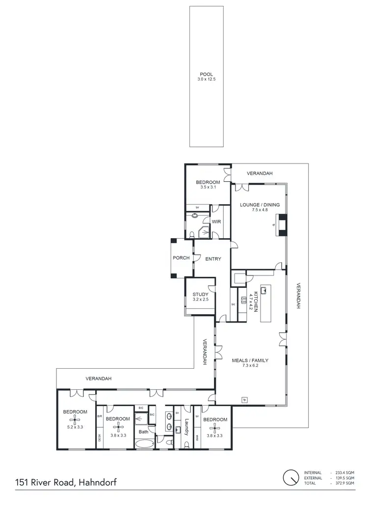 Floorplan of Homely rural property listing, 151 River Road, Hahndorf SA 5245