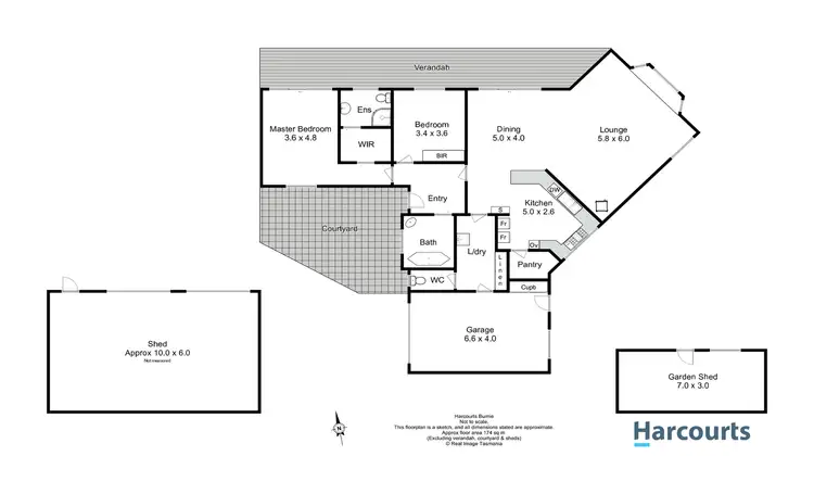 Floorplan of Homely house listing, 18245 Bass Highway, Sisters Creek TAS 7325