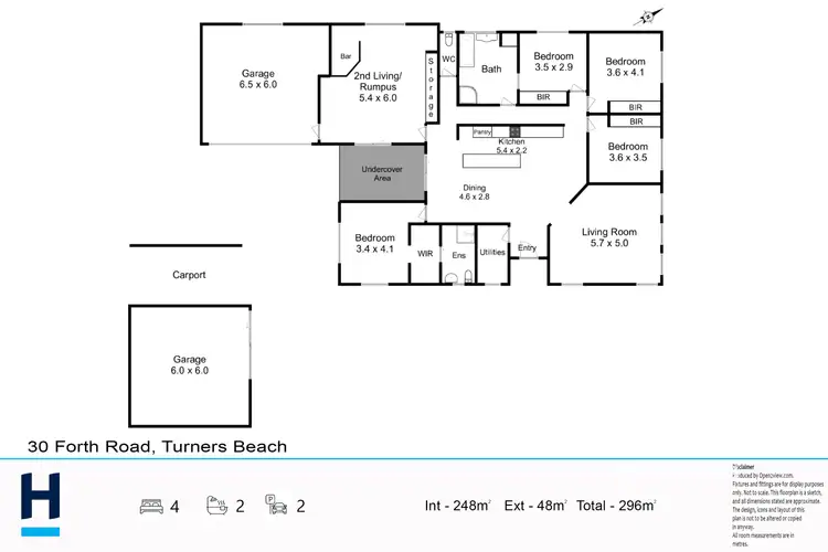 Floorplan of Homely house listing, 30 Forth Road, Turners Beach TAS 7315