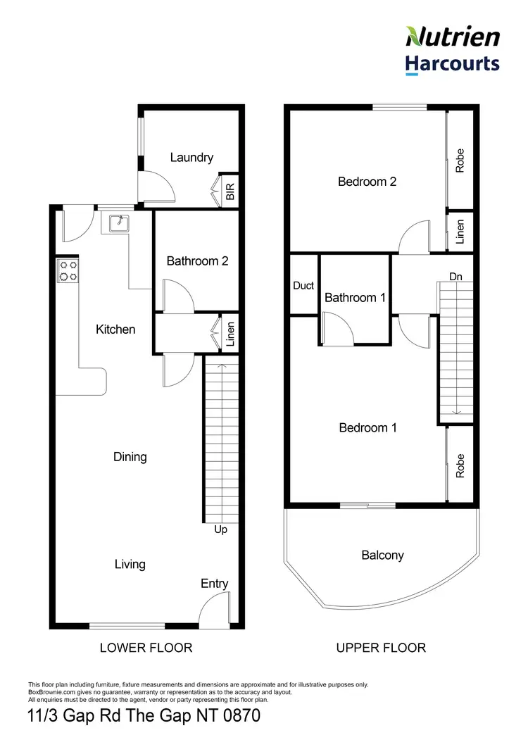 Floorplan of Homely unit listing, 11/3 Gap Road, The Gap NT 870