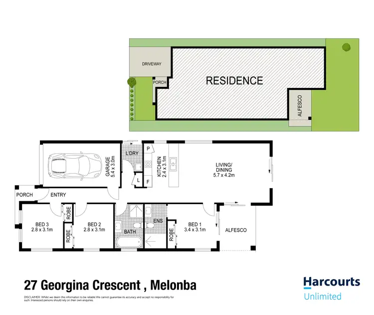 Floorplan of Homely house listing, 27 Georgina Crescent, Melonba NSW 2765