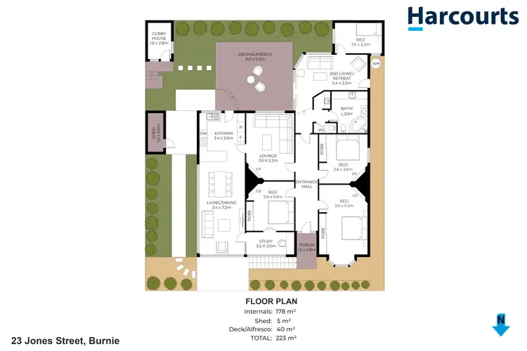 Floorplan of Homely house listing, 23 Jones Street, Burnie TAS 7320