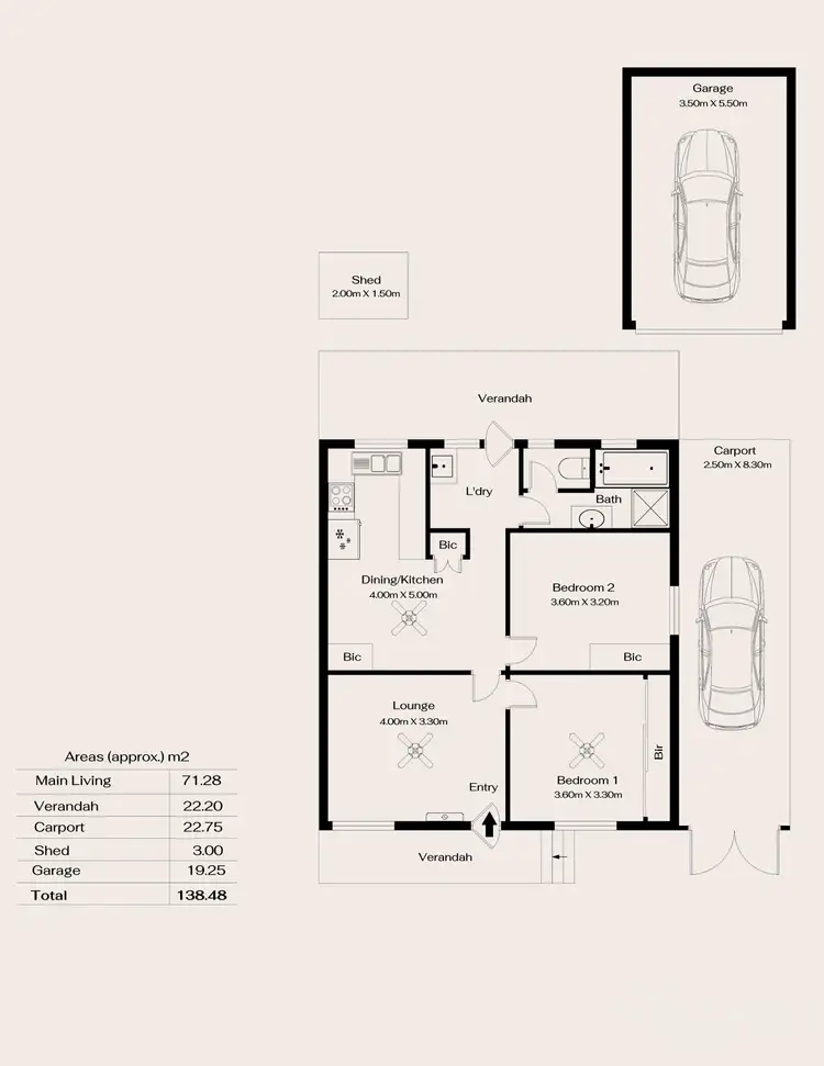 Floorplan of Homely house listing, 21 Woodhall Road, Osborne SA 5017
