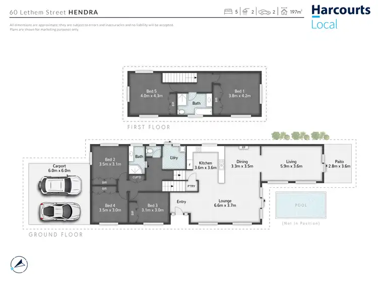 Floorplan of Homely house listing, 60 Lethem Street, Hendra QLD 4011
