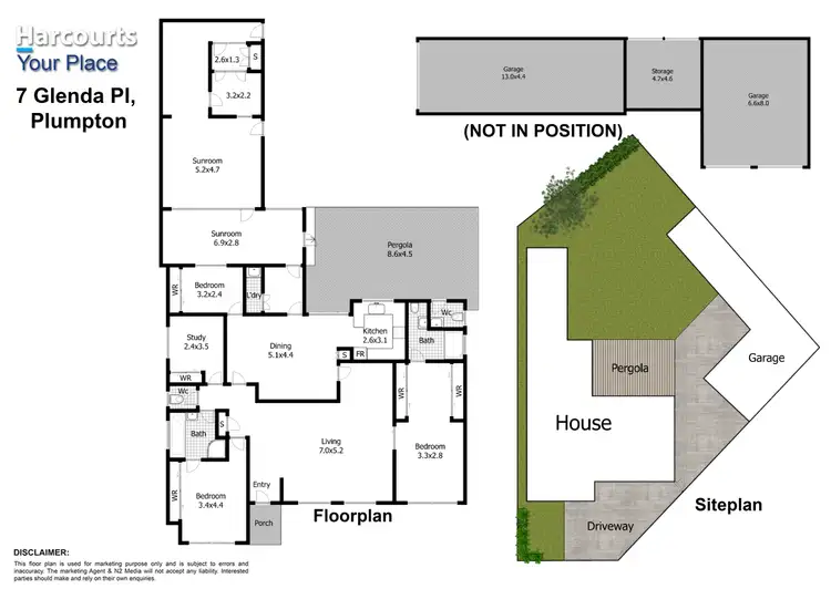 Floorplan of Homely house listing, 7 Glenda Place, Plumpton NSW 2761